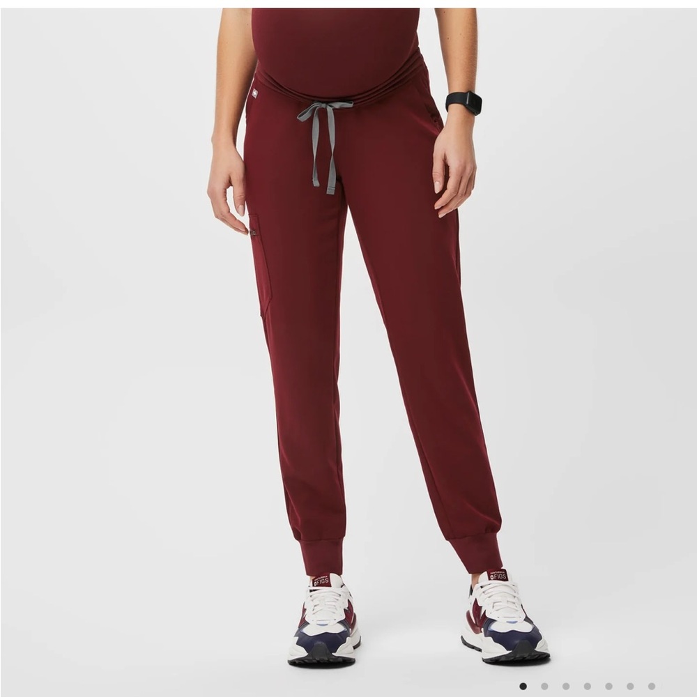 2 pairs Petite Figs Maternity Joggers - medium